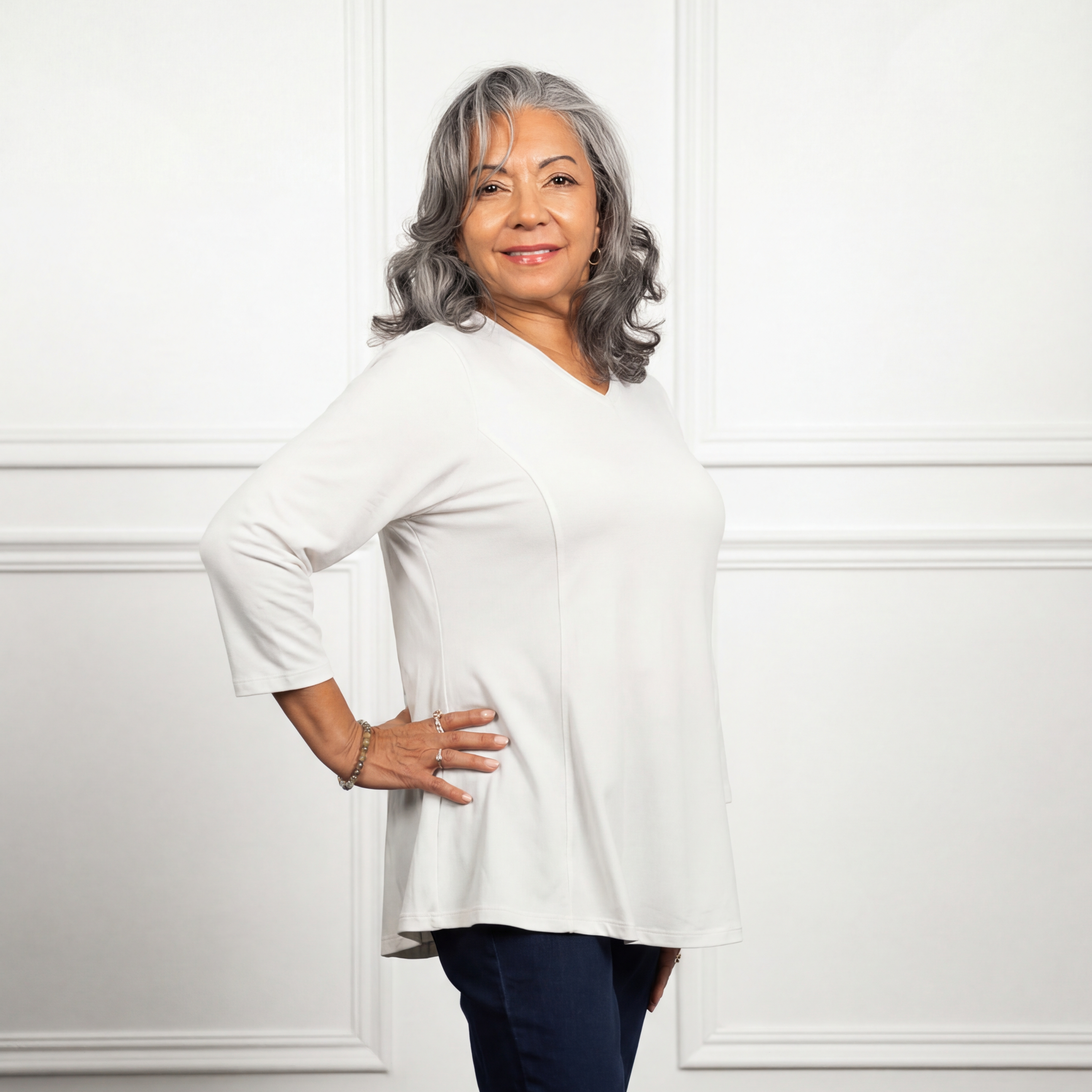 Anti-Muffin-Top 3/4 Sleeve Tee