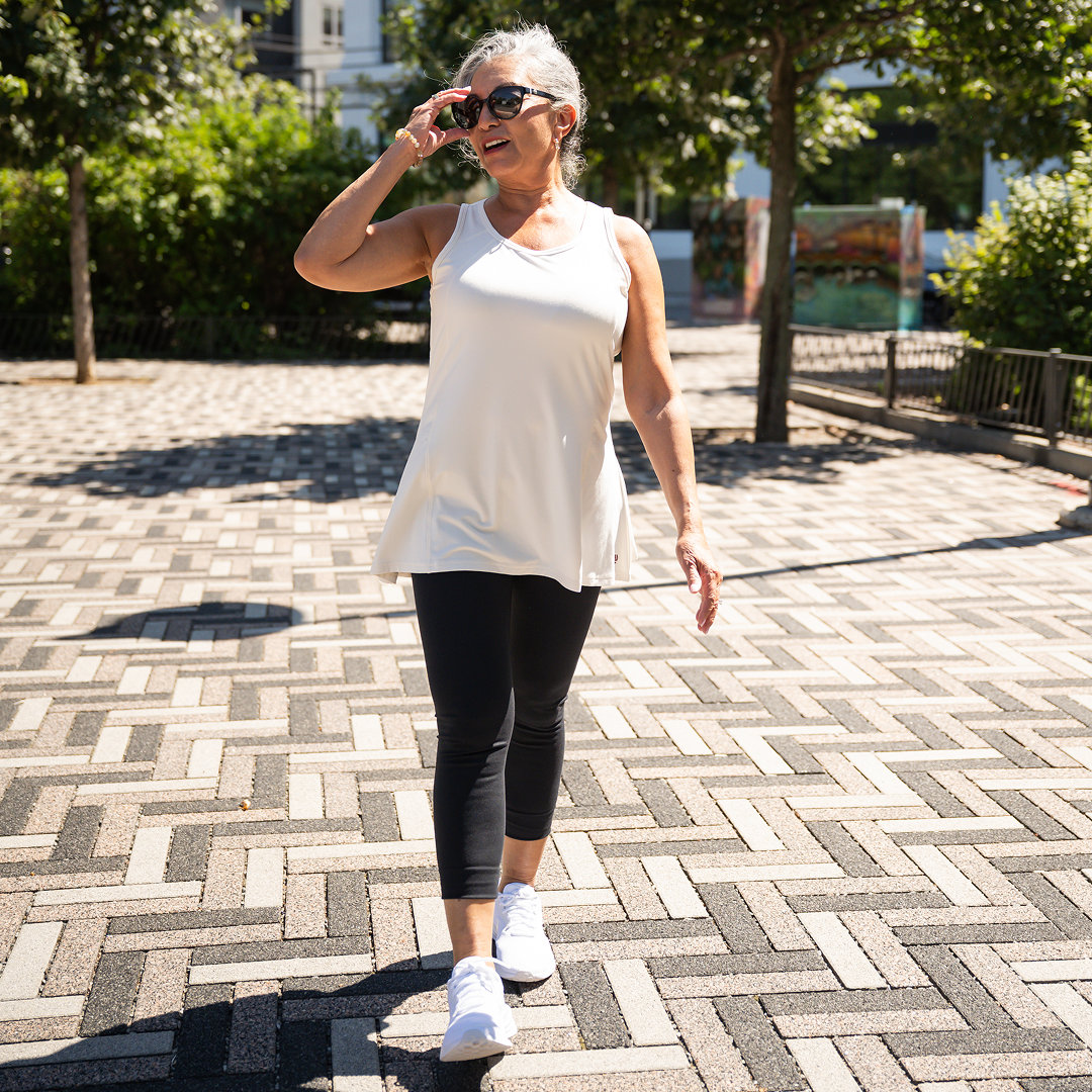 Anti-Muffin-Top Flowy Tank Top