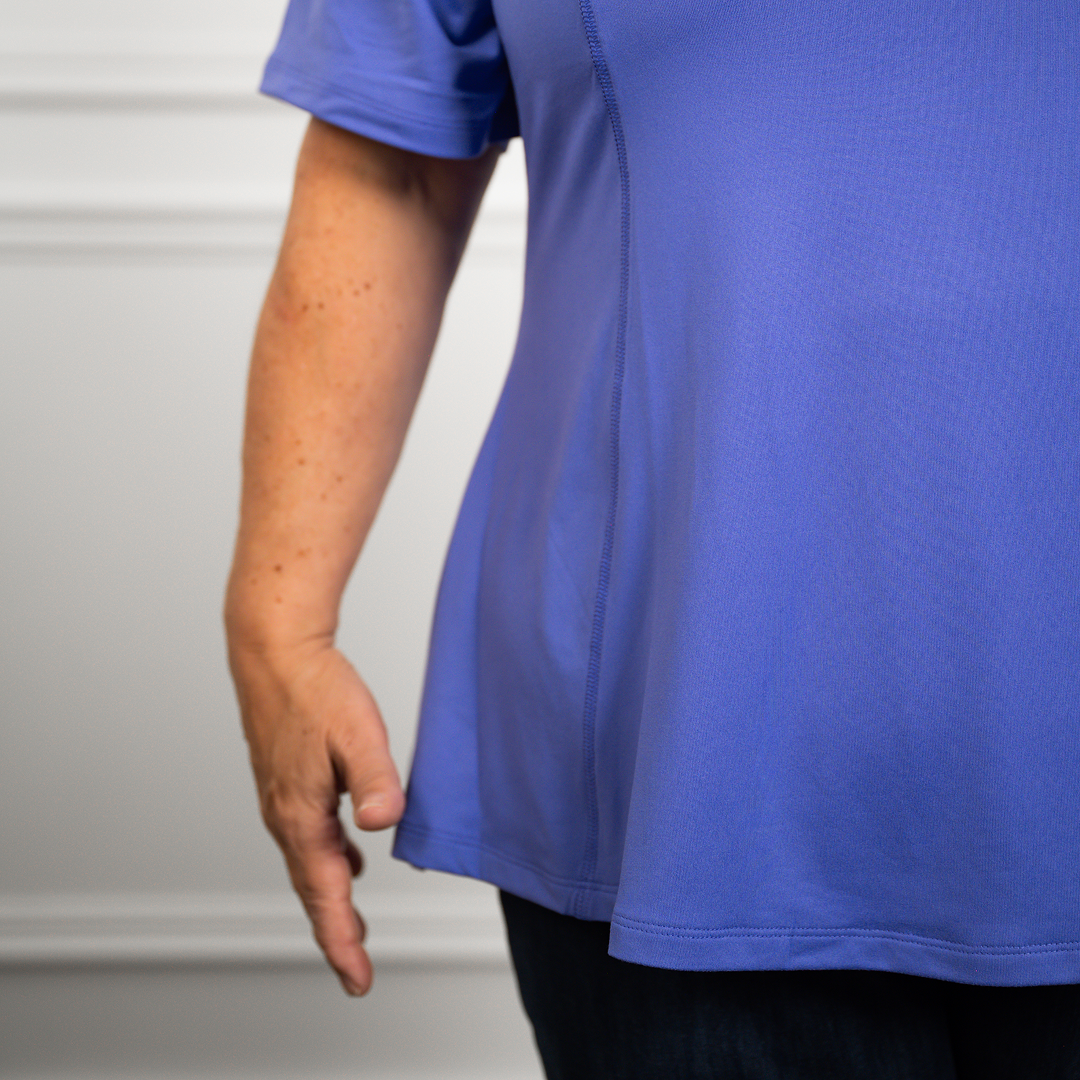 Anti-Muffin-Top Flowy Tee