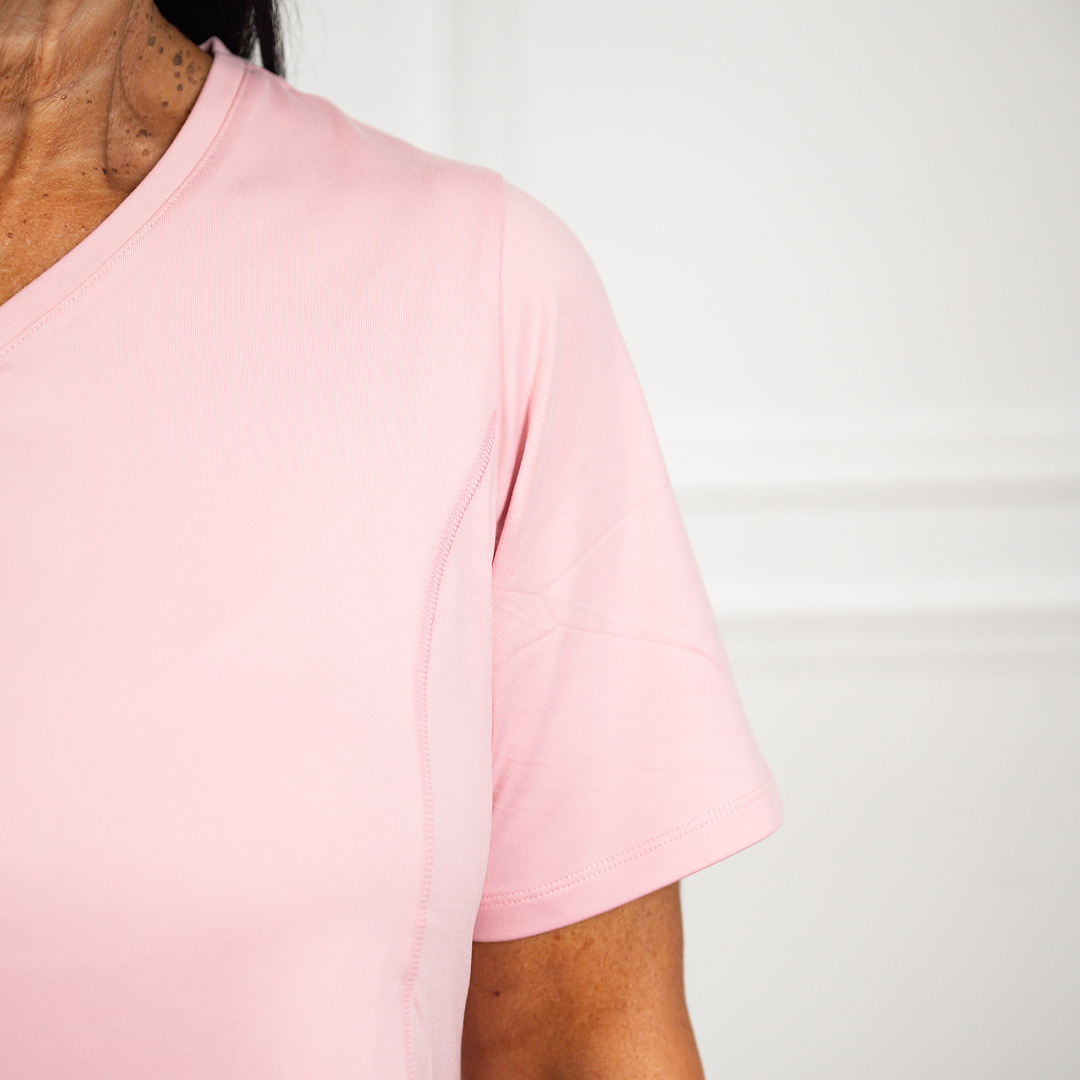 Anti-Muffin-Top Flowy Tee