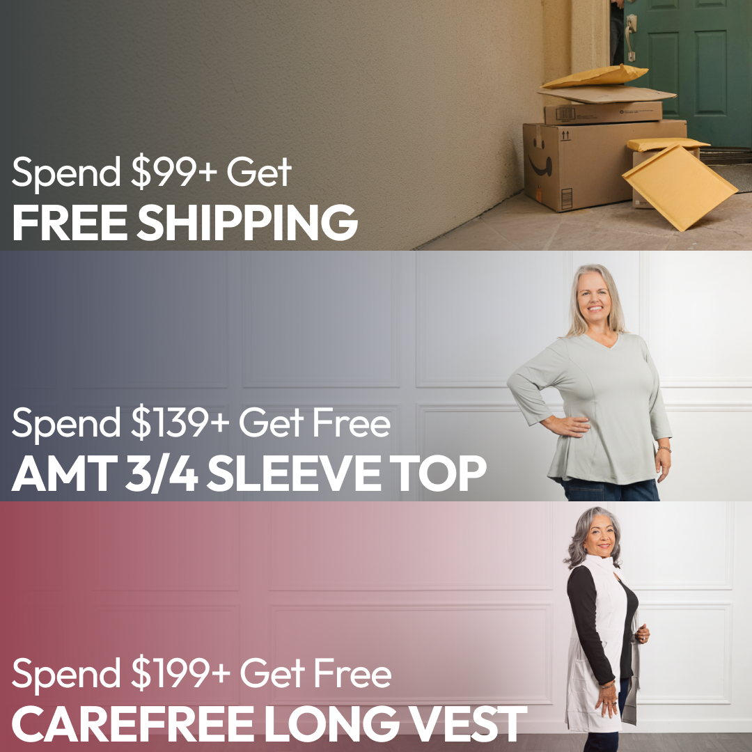 Anti-Muffin-Top Flowy Tee