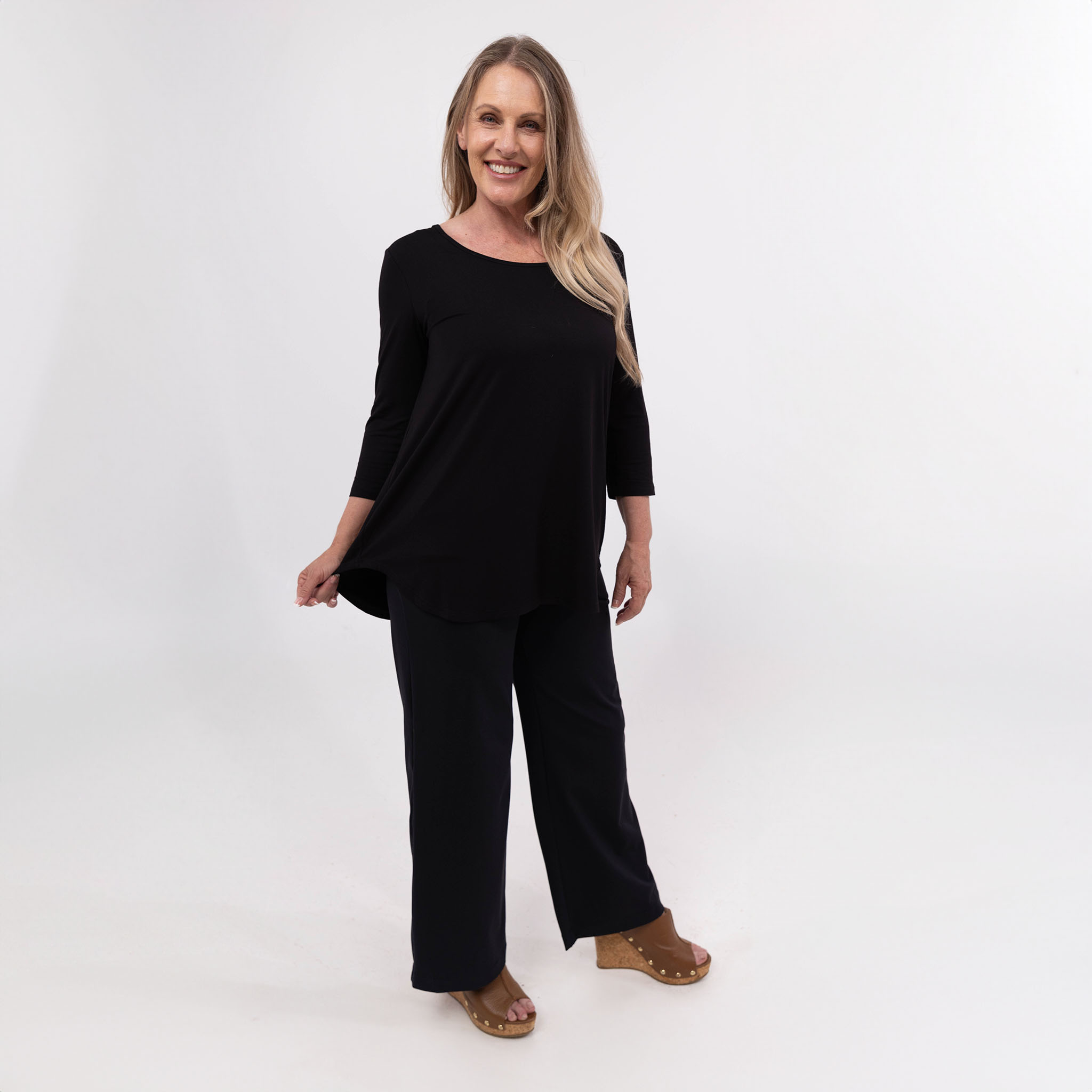 Serene 3/4 Length Bamboo Top