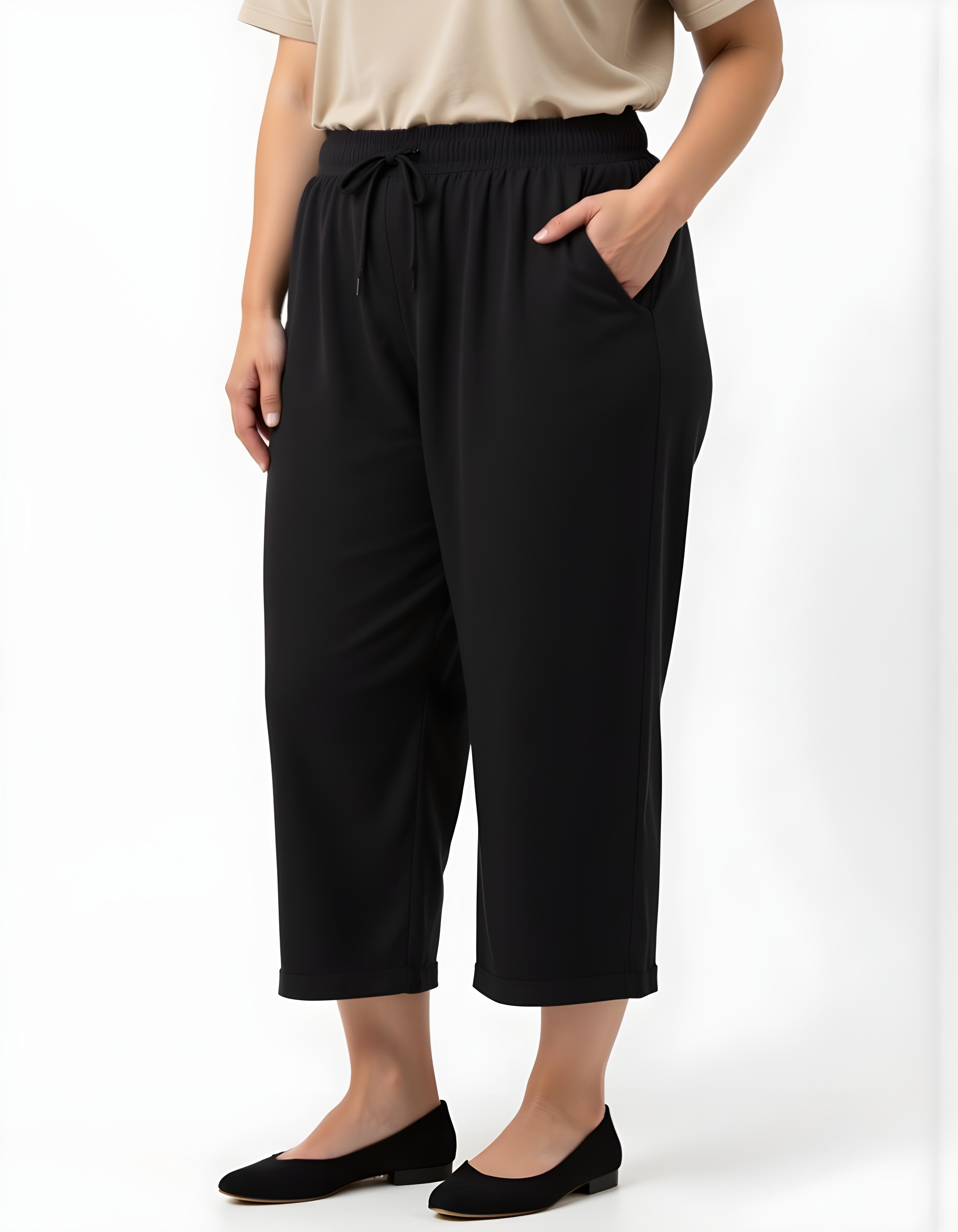 Como Linen/Bamboo Cropped Pant
