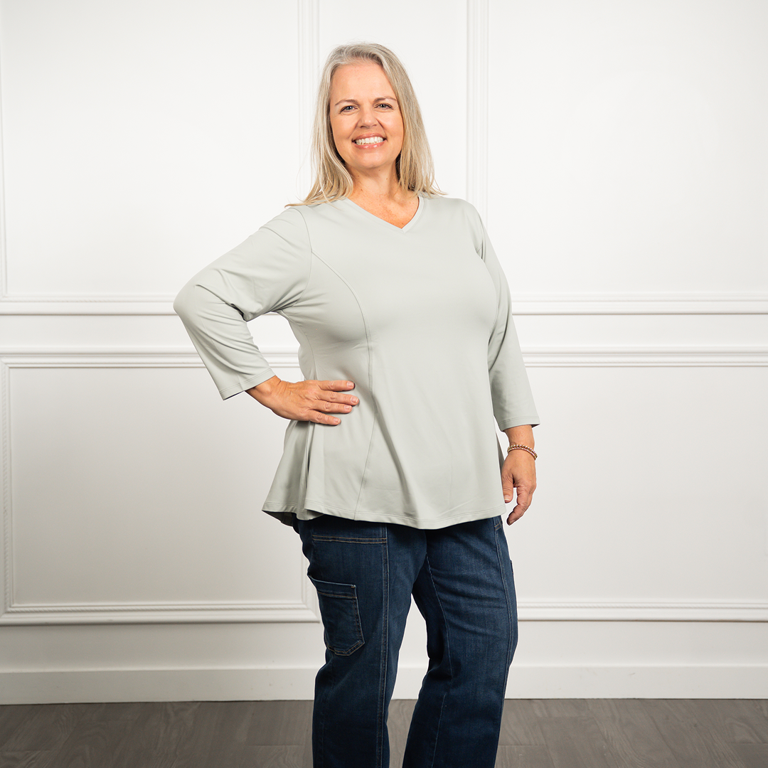 Anti-Muffin-Top 3/4 Sleeve Tee