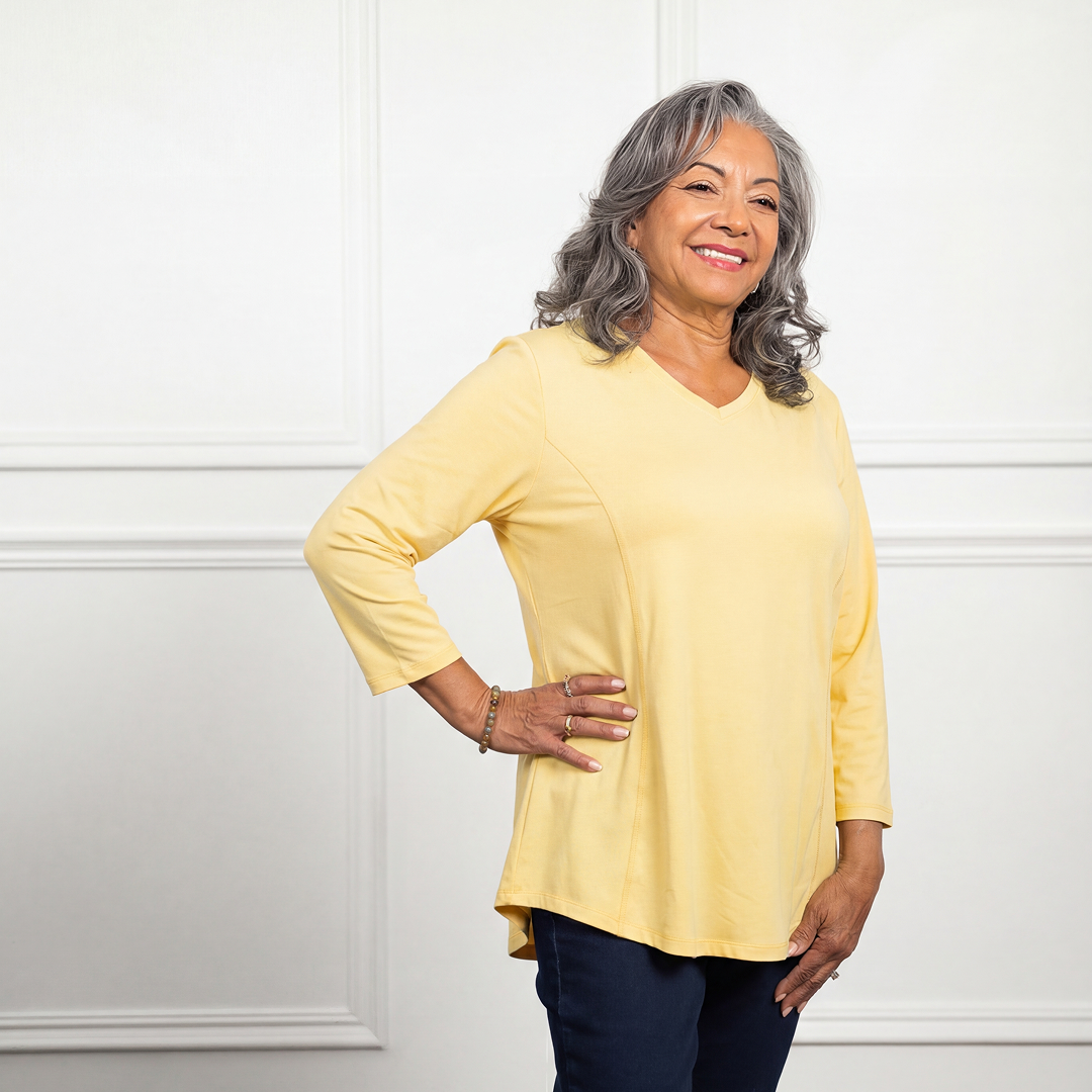 Anti-Muffin-Top 3/4 Sleeve Tee