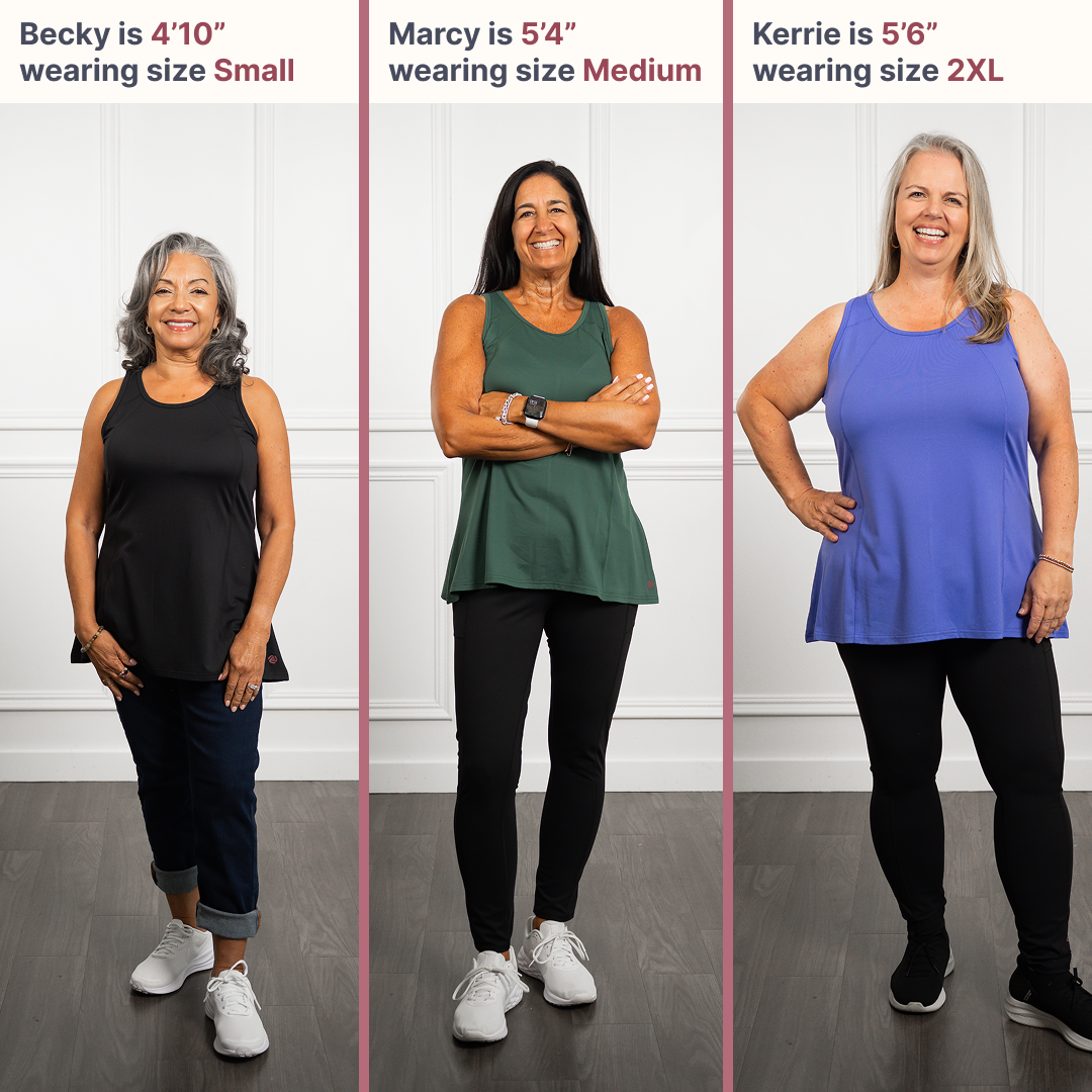 Anti-Muffin-Top Flowy Tank Top