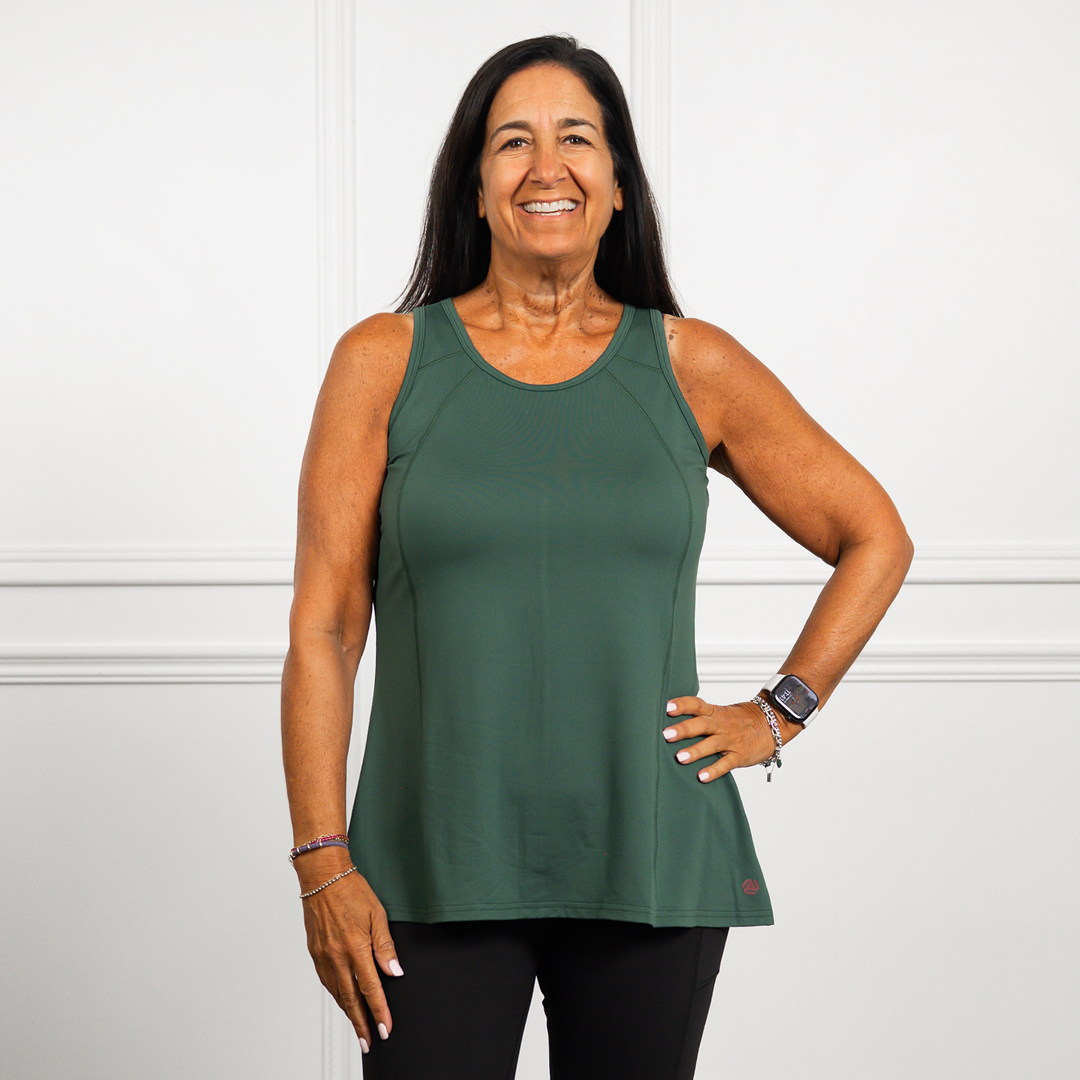 Anti-Muffin-Top Flowy Tank