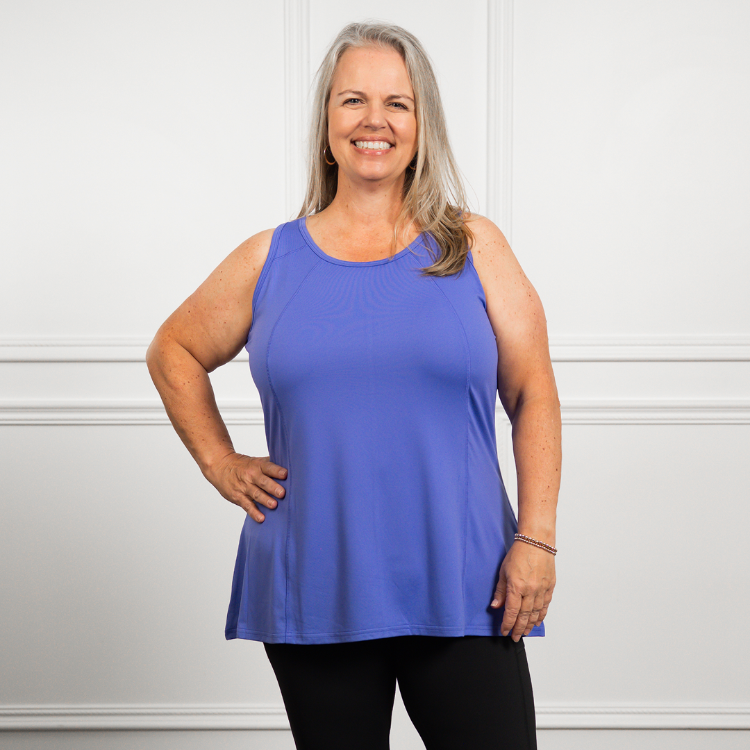 Anti-Muffin-Top Flowy Tank