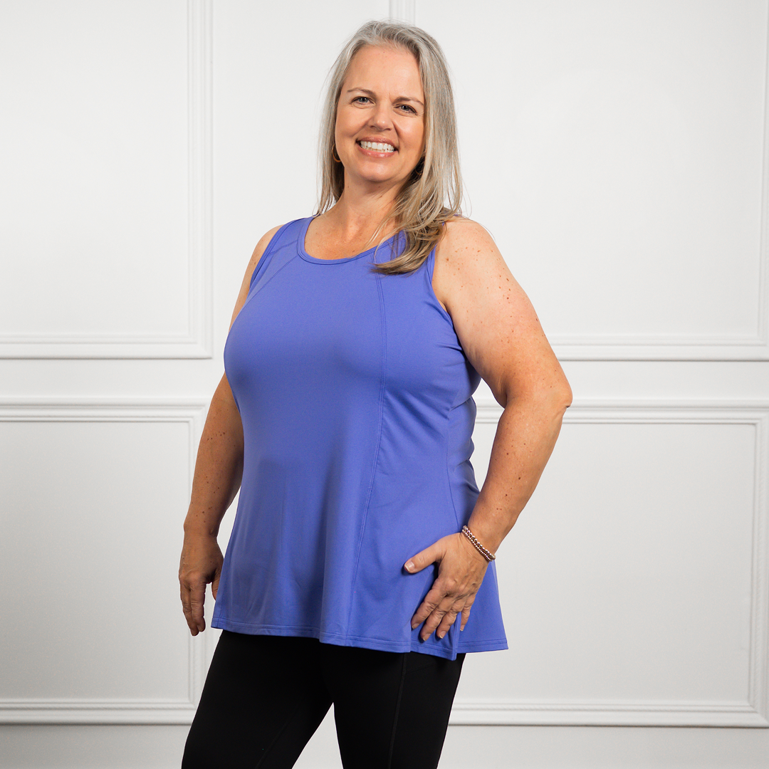 Anti-Muffin-Top Flowy Tank