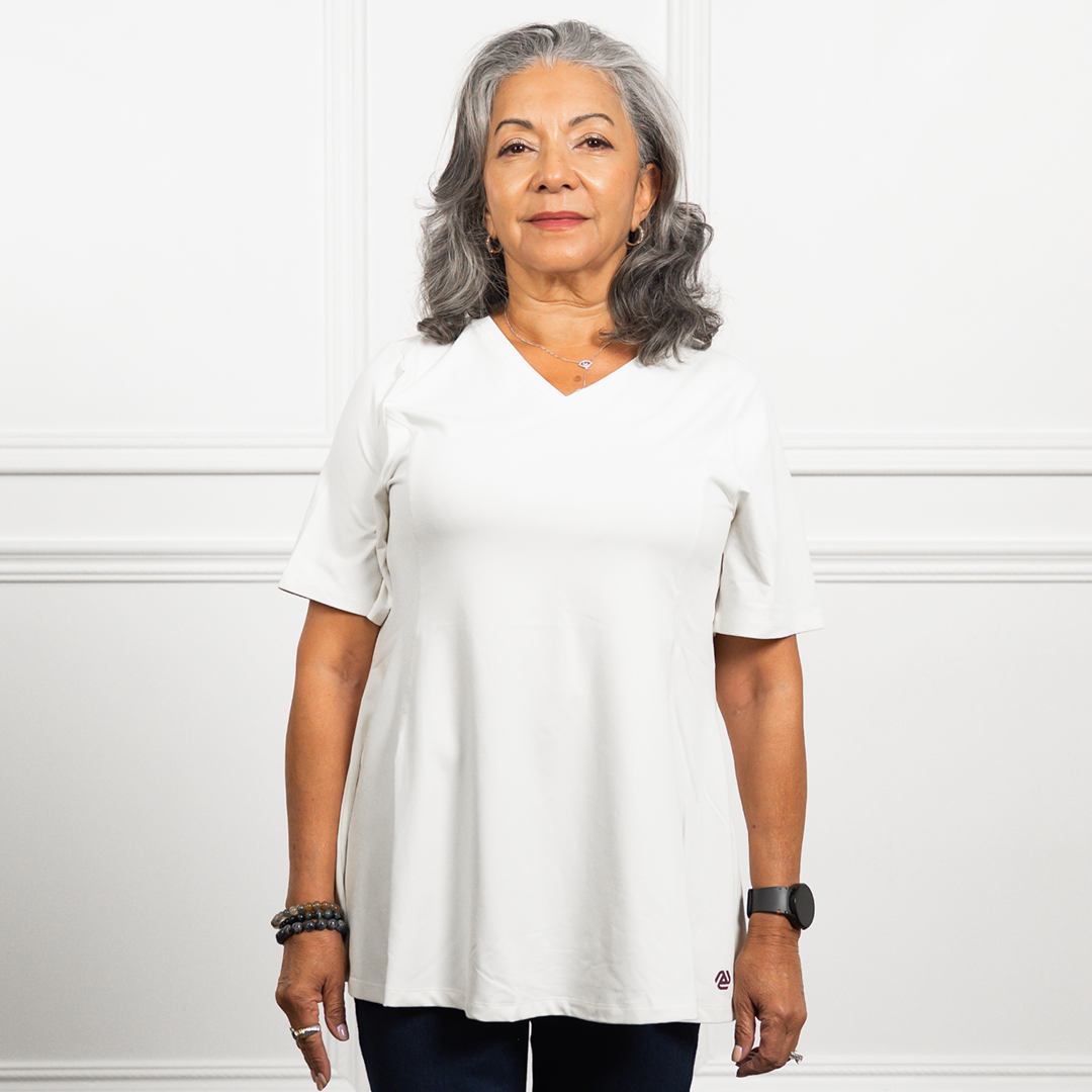 Anti-Muffin-Top Flowy Tee (Petite)