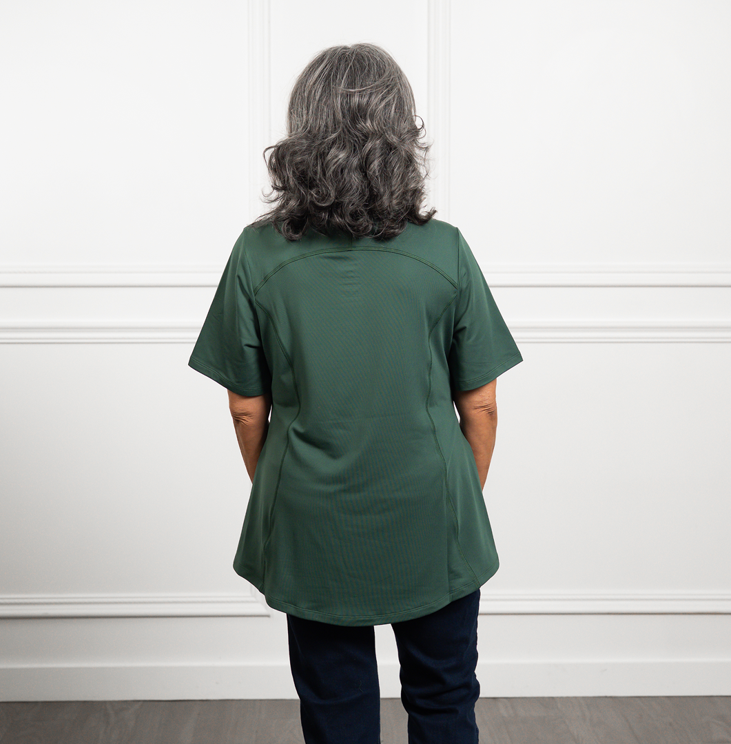 Anti-Muffin-Top Flowy Tee