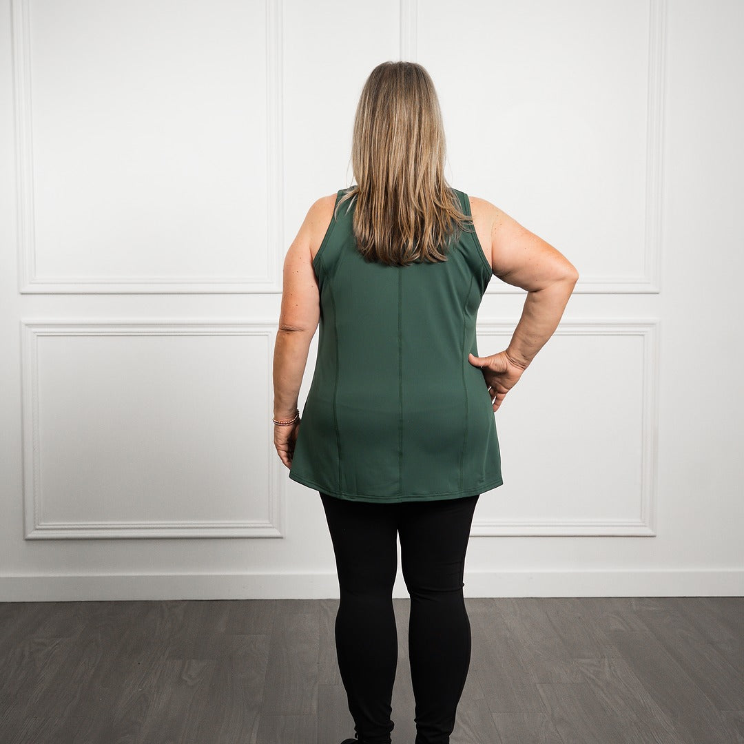 Anti-Muffin-Top Flowy Tank