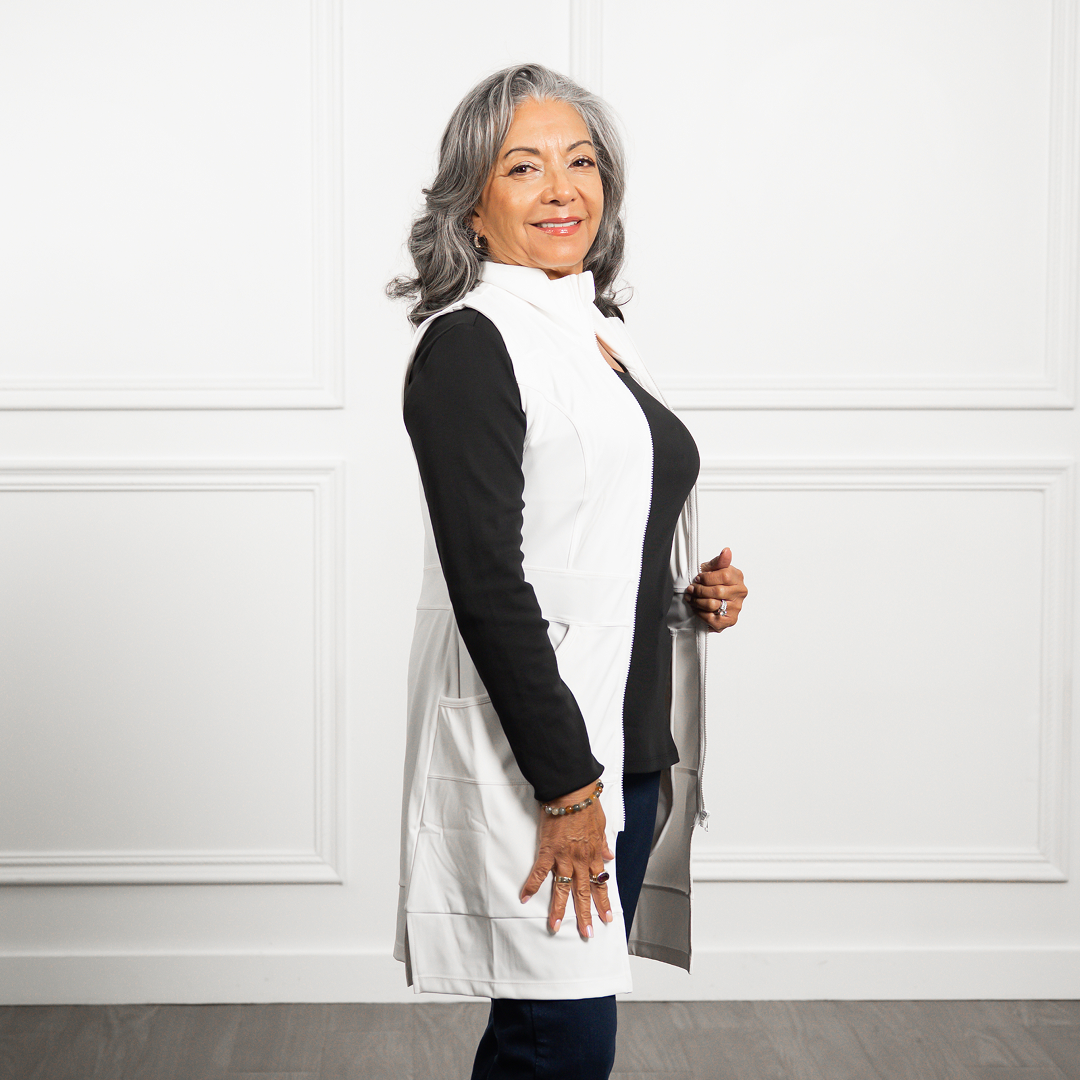 Carefree Long Vest (Petite)