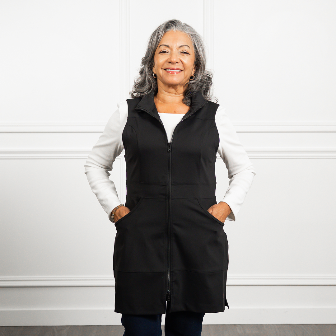 Carefree Long Vest (Petite)