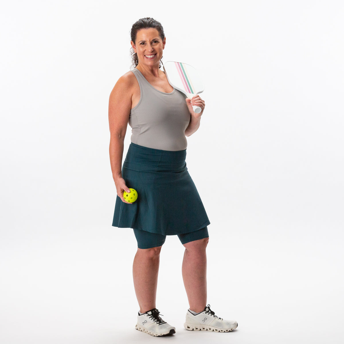 Aria Long Skort w/Pockets