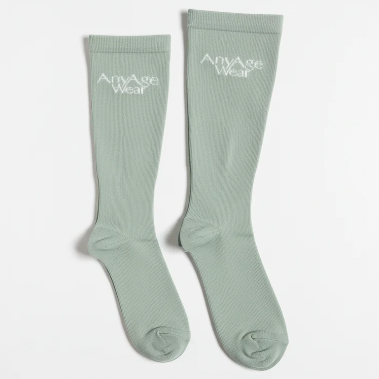 Rejuvenating Light Compression Socks - Sage Green