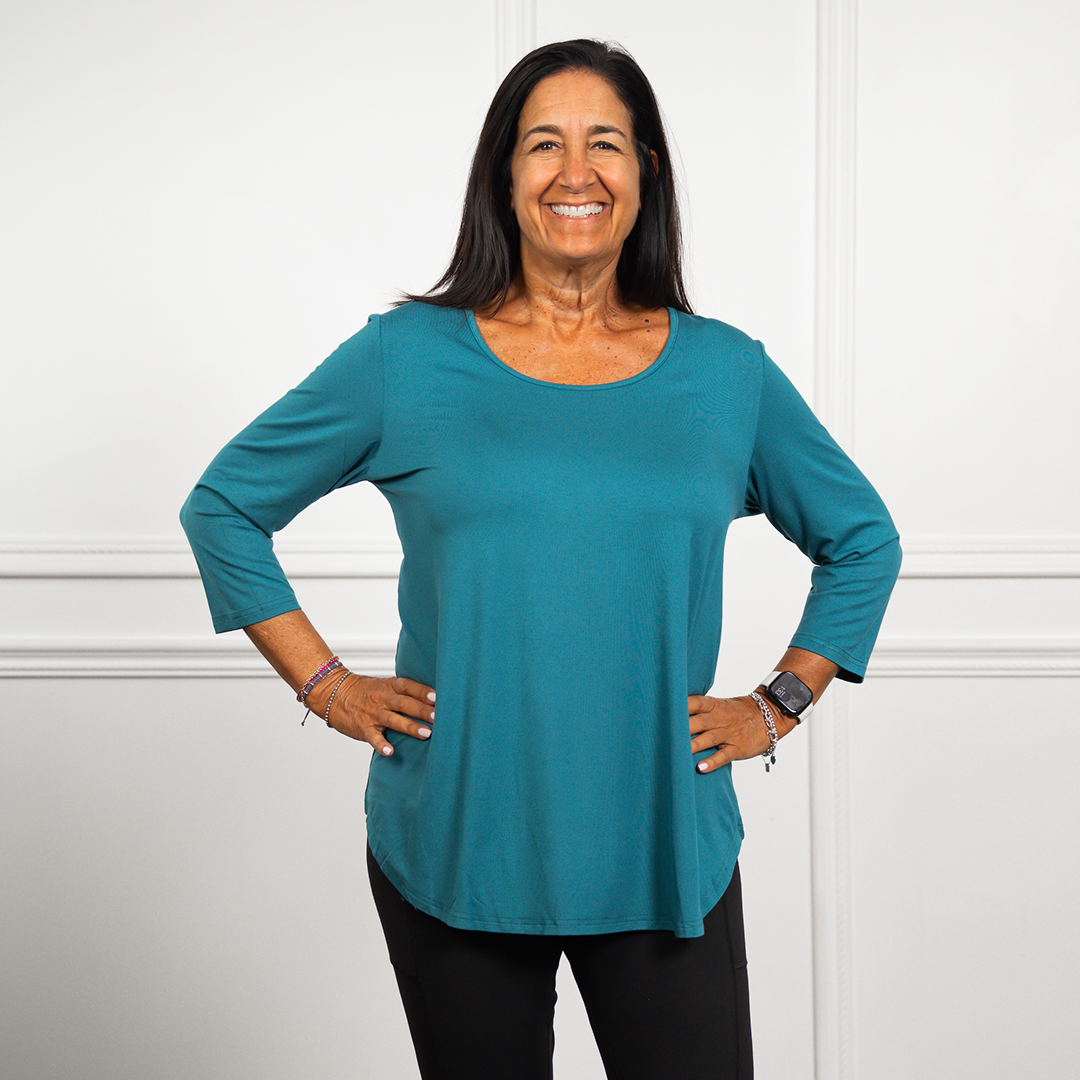 Serene 3/4 Length Bamboo Top