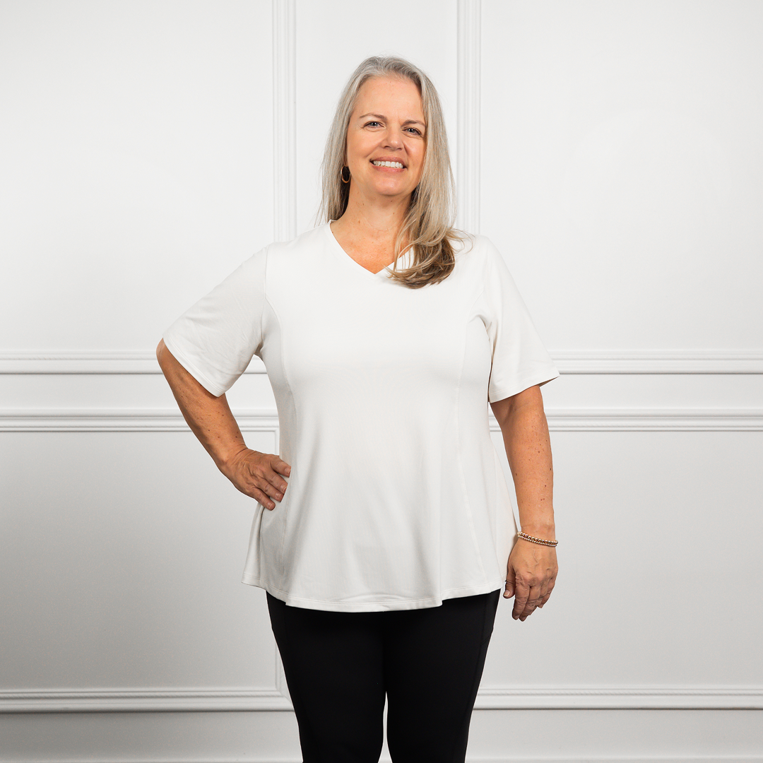 Serene 3/4 Length Bamboo Top