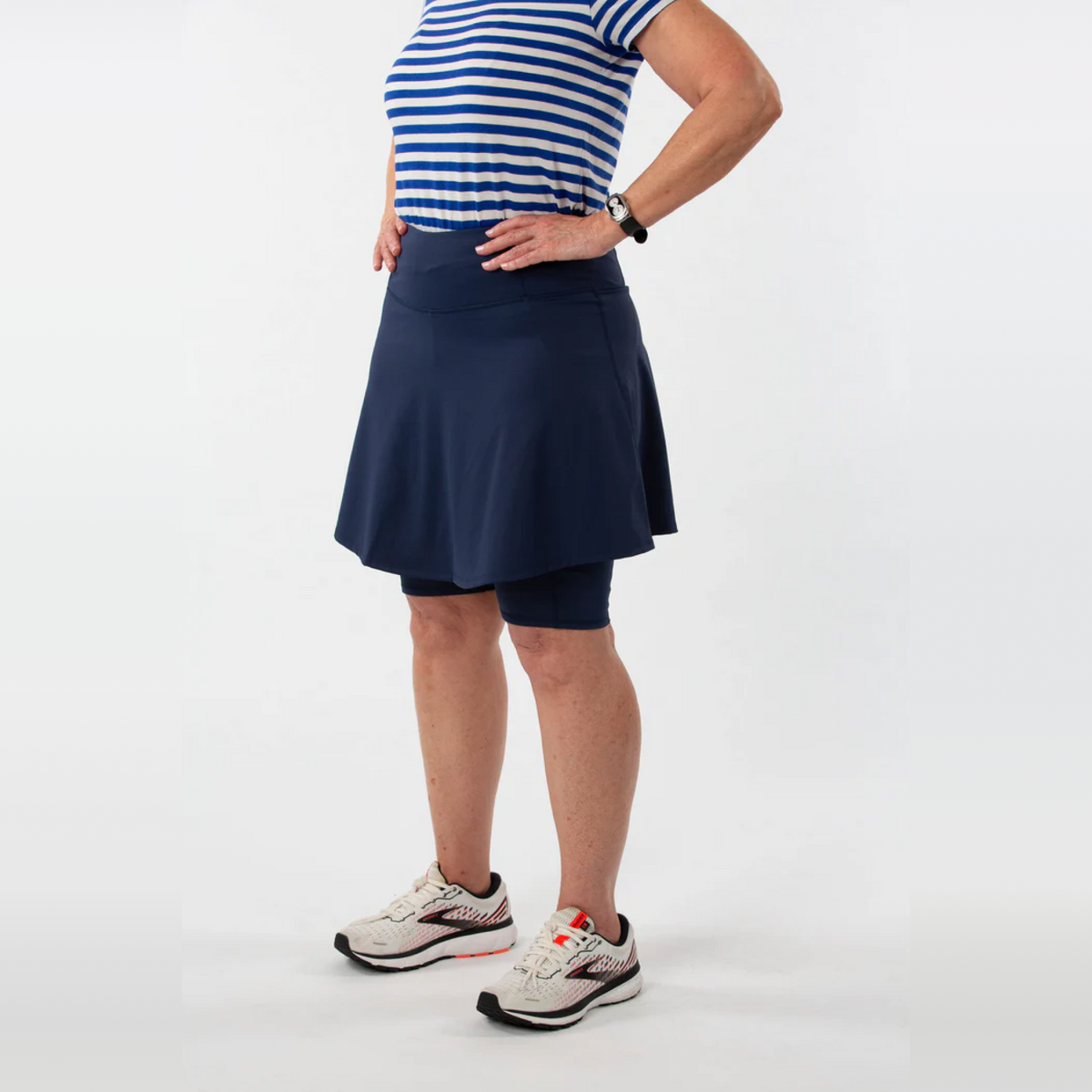 Aria Long Skort w/Pockets