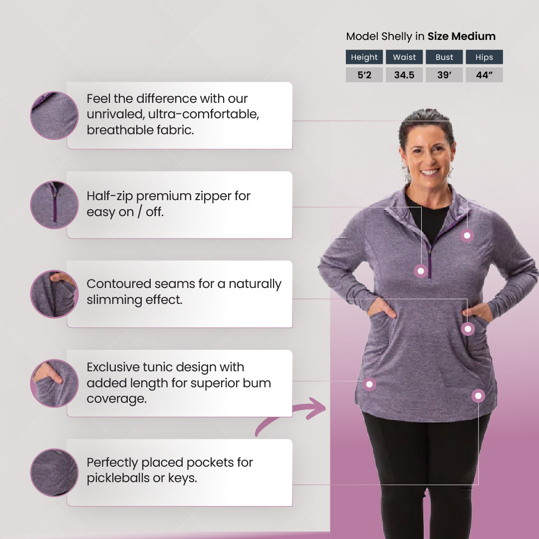 Vista Half-Zip Tunic